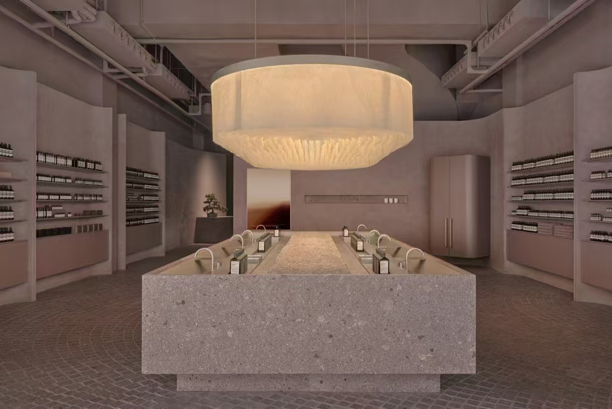 Pink Terrazzo Commercial Project 