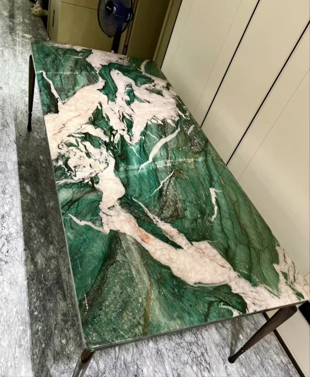 Luxury Green stone table 