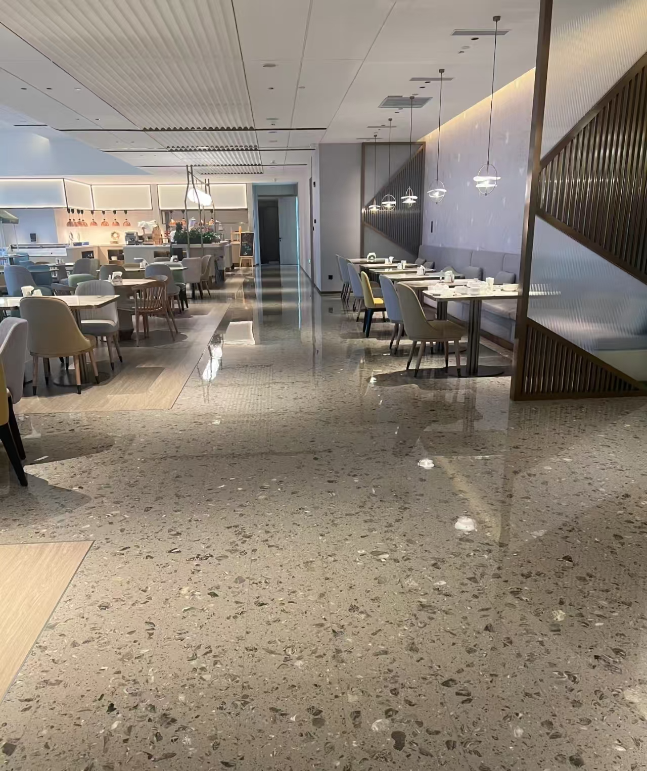 Grey Terrazo Inorganic Stone for Floor/Project