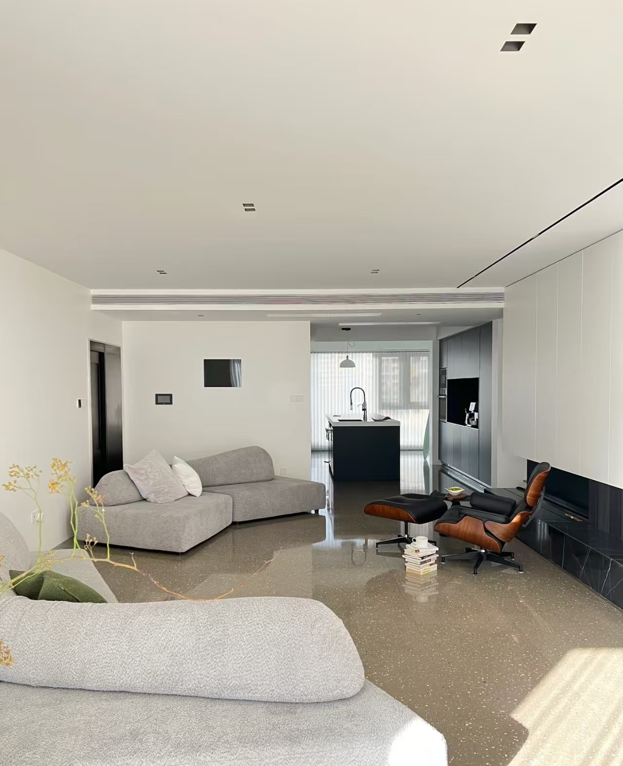 Black Background Terrazo Multicolor Wall & Floor Decor Fancy