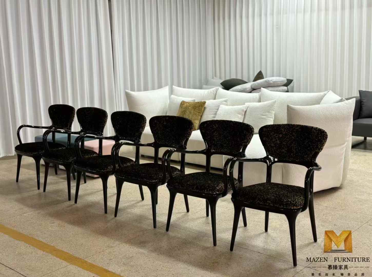 Modern Furniture Leather Lounge Elegant Single Contemporary Living Room Leisure Chair