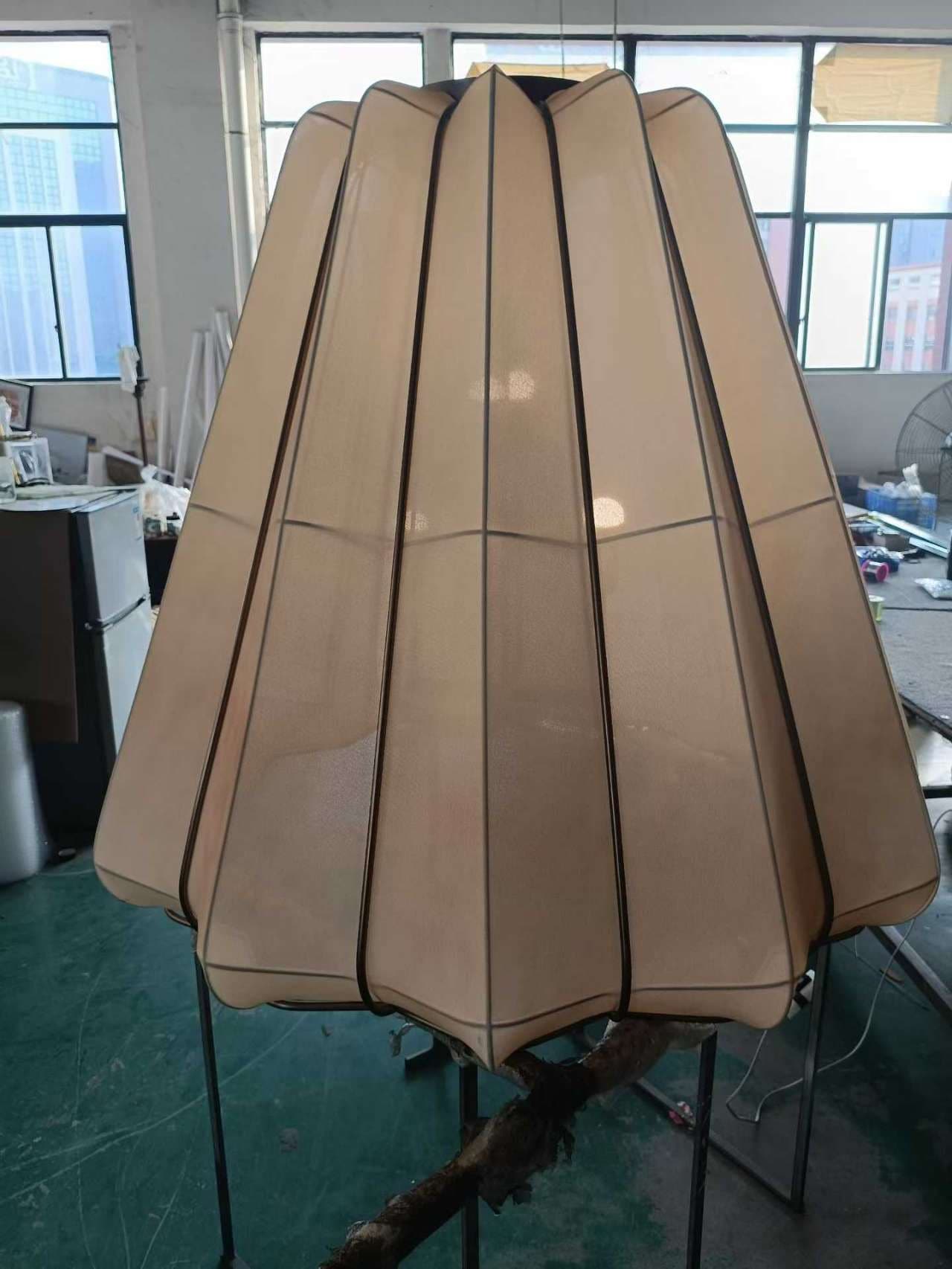 Hotel Villa Pendant Light Custom Modern LED Stainless Steel Spark Ball Lamp