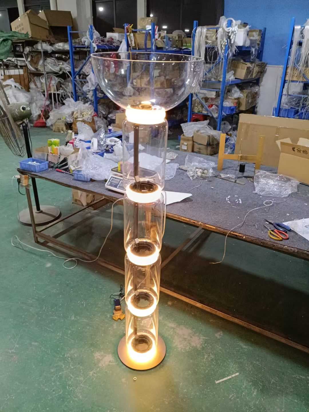  Simple Ocean Lighting Design Modern Bedroom Lamp Living Room Aluminum Floor Light Corner Reading Floor Lamp