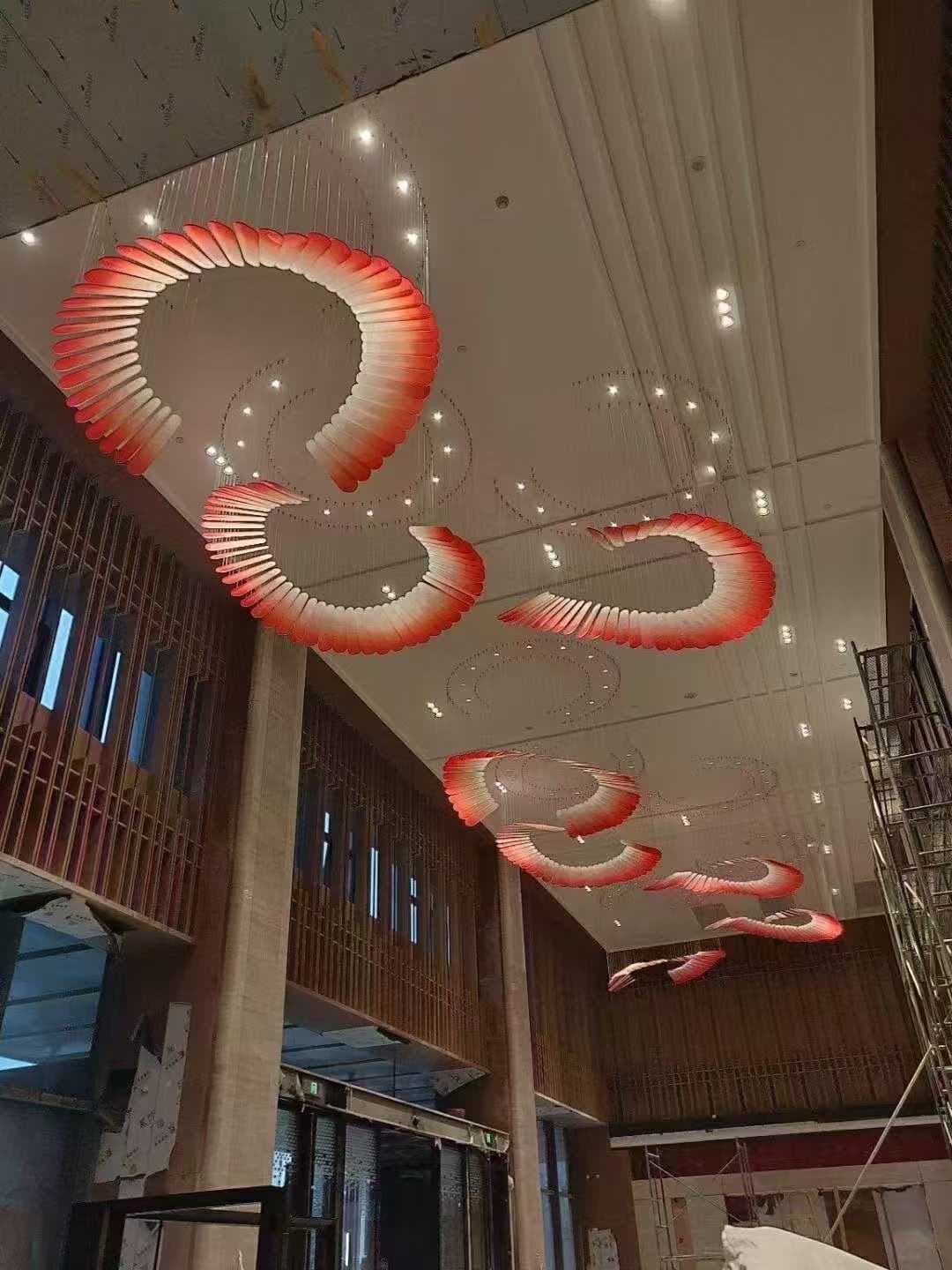 Designer Acrylic Skirt Chandelier Customized for Hotel Villa High-End Club