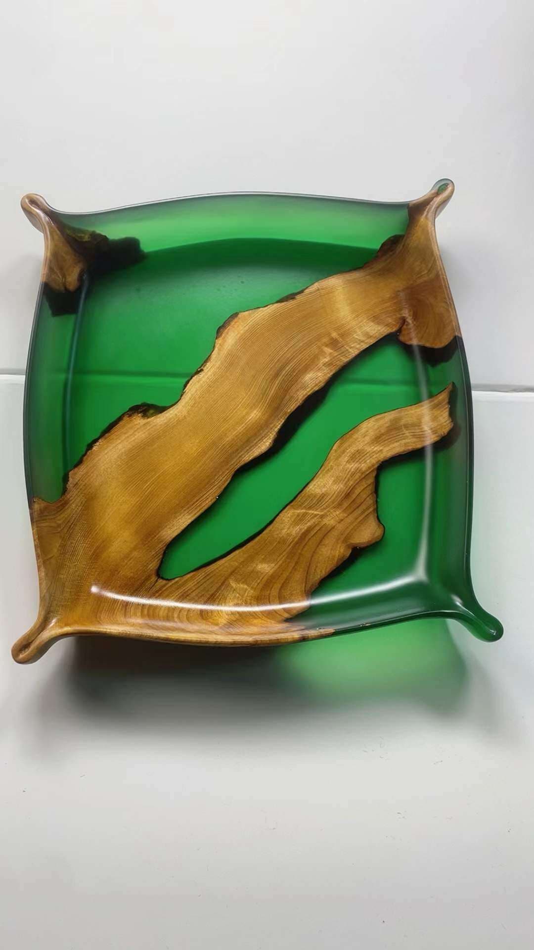 Wood + Epoxy Table Wood+ Resin Table Resin Filled Into Wood